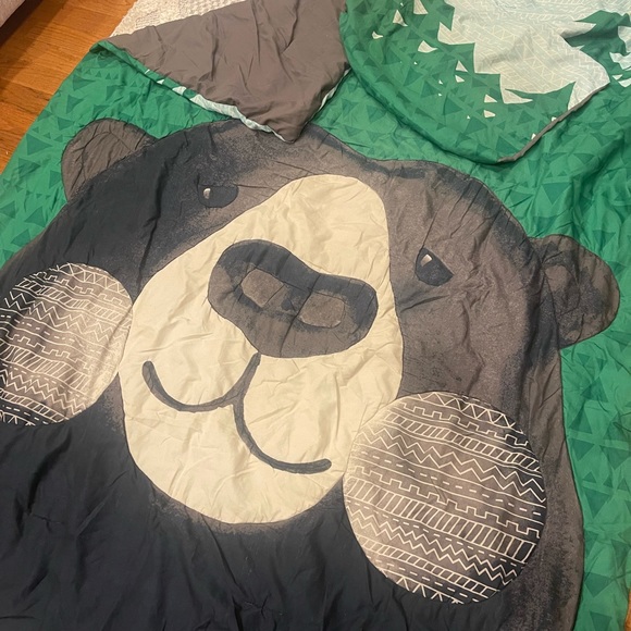 Target Bear Nature Green Tree Twin Bedding Comforter Set - Picture 2 of 3